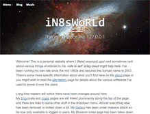 Tablet Screenshot of in8sworld.net